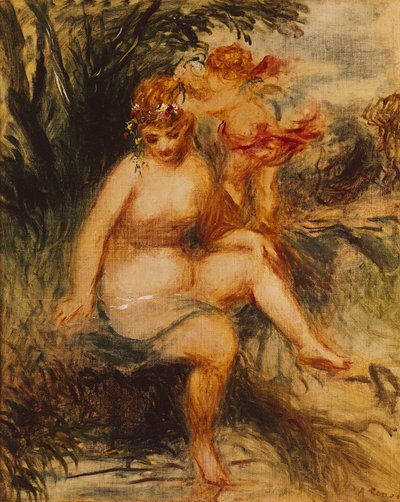 Venus en Amor door Pierre Auguste Renoir