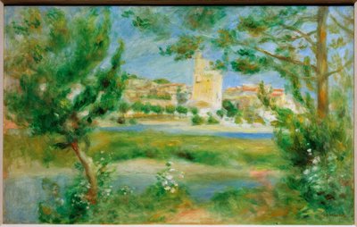 Villeneuve-les-Avignon door Pierre Auguste Renoir