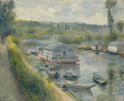 Wasboot bij Bas-Meudon door Pierre Auguste Renoir