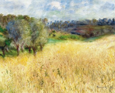 Korenveld, 1879 door Pierre Auguste Renoir