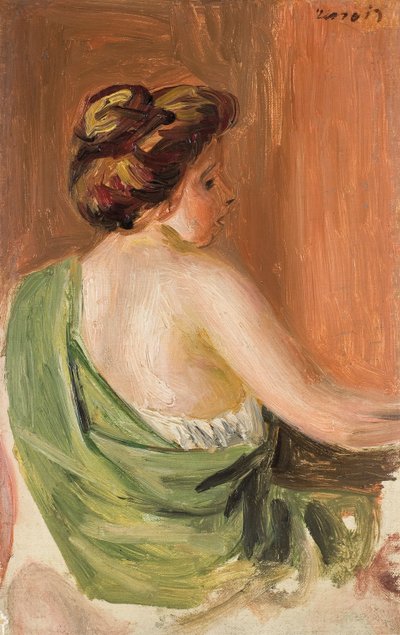 Vrouw van achteren door Pierre Auguste Renoir