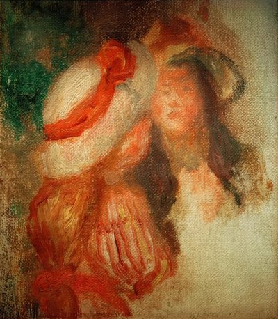 Twee kleine meisjes door Pierre Auguste Renoir