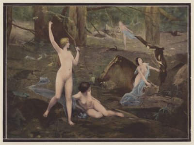 De jachtgodinnen door Pierre Bellet