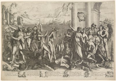 Allegorie op Beeldhouwkunst door Pierre Biard the Younger