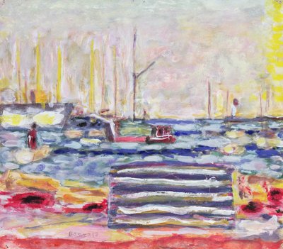 Een haven in Normandië, ca. 1930 door Pierre Bonnard