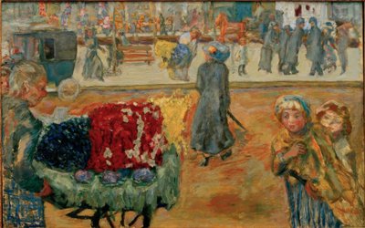 Avond in Parijs door Pierre Bonnard