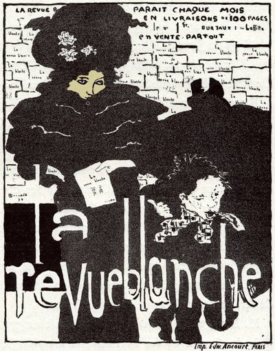 De Revue Blanche. Poster door Pierre Bonnard, Frankrijk door Pierre Bonnard