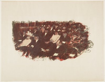 In het Theater, ca. 1897-1898 (gepubliceerd 1899) door Pierre Bonnard
