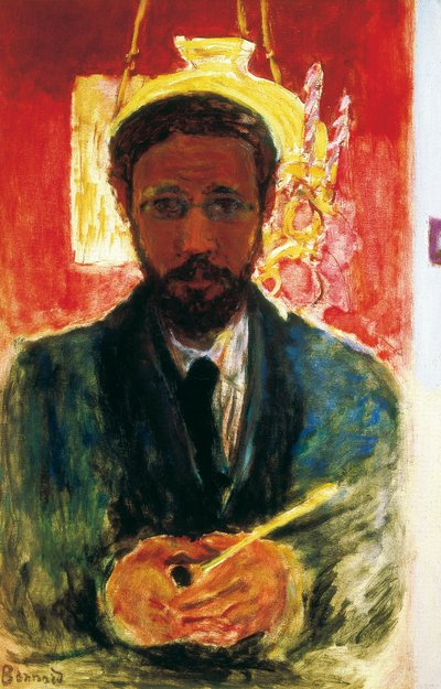 Zelfportret met pijp. 1908 door Pierre Bonnard