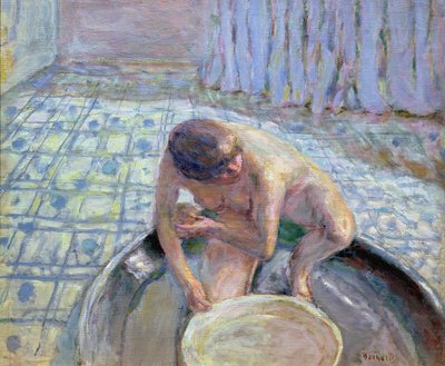 Blauwe harmonie, 1920 door Pierre Bonnard