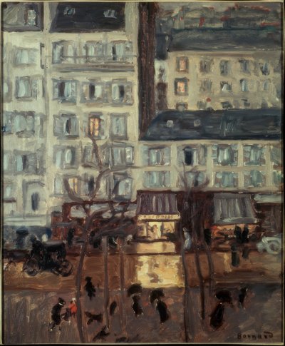 Boulevard de Clichy door Pierre Bonnard