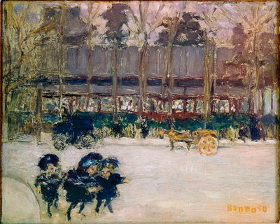 Boulevard de Clichy, drie kinderen door Pierre Bonnard