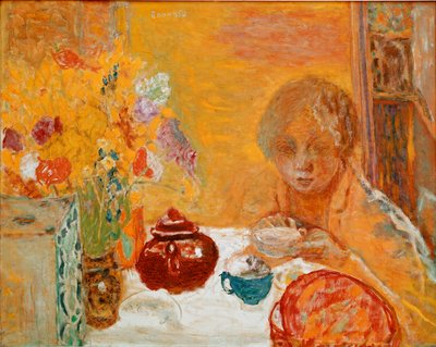 Ontbijt door Pierre Bonnard