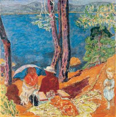 Aan Zee, Onder de Pijnbomen door Pierre Bonnard