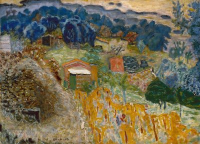 Hutten in Le Cannet door Pierre Bonnard