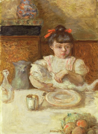 Kind met Katten door Pierre Bonnard