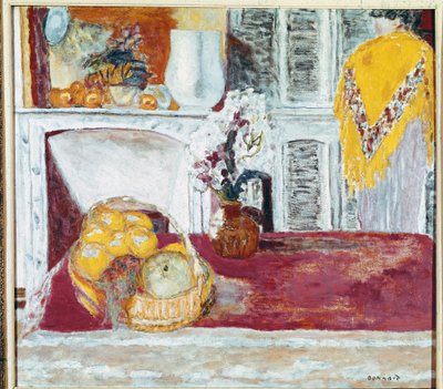 Eetkamerhoek in Le Cannet (Eetkamerhoek) door Pierre Bonnard