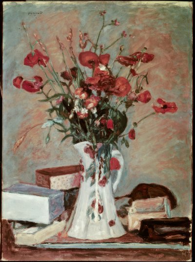 Klaprozen en grassen door Pierre Bonnard