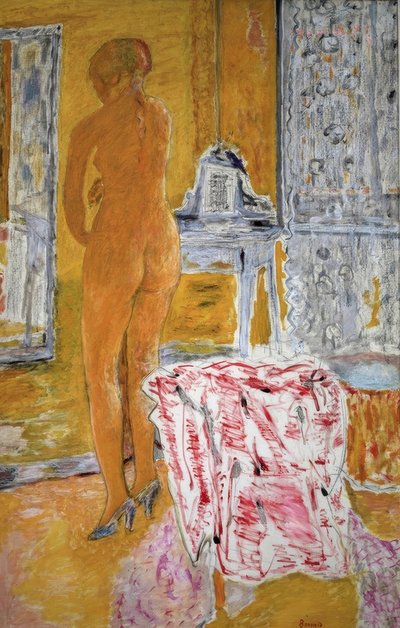 Het grote gele naakt door Pierre Bonnard