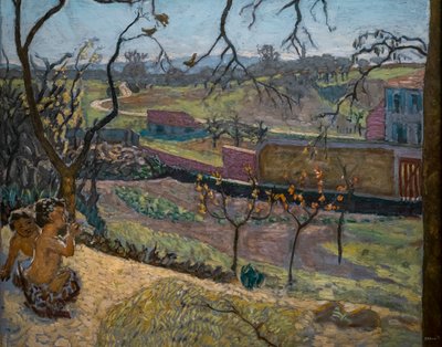 Vroege lente. Kleine faunen door Pierre Bonnard