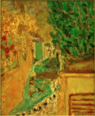 Trap in Le Cannet door Pierre Bonnard
