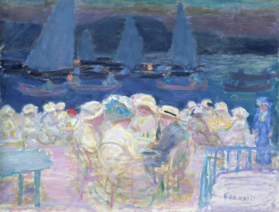 Avond buiten, 1913 door Pierre Bonnard