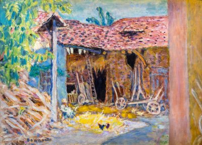 Boerderij of La Grange door Pierre Bonnard