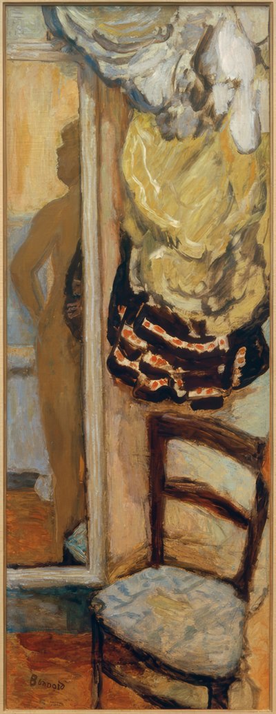 Vrouwelijk Naakt in Spiegel door Pierre Bonnard