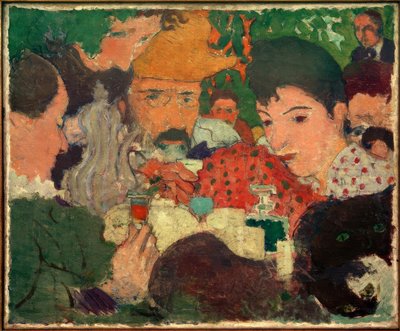 Goûter in de tuin, studie voor De middag in de tuin door Pierre Bonnard