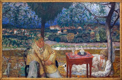 In de tuin (gesprek in de Provence) door Pierre Bonnard