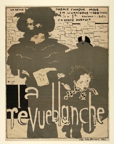 La Revue Blanche, uitgegeven 1894 door Pierre Bonnard