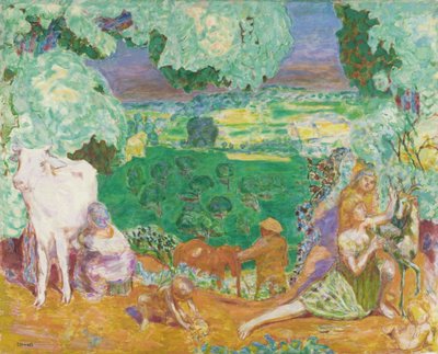 La Symphonie pastorale landschap door Pierre Bonnard