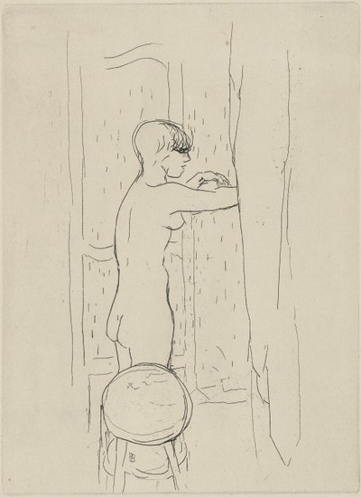 La Toilette (Het Bad) door Pierre Bonnard