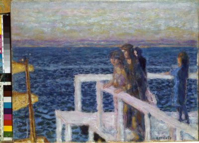 De aanlegsteiger van Cannes door Pierre Bonnard