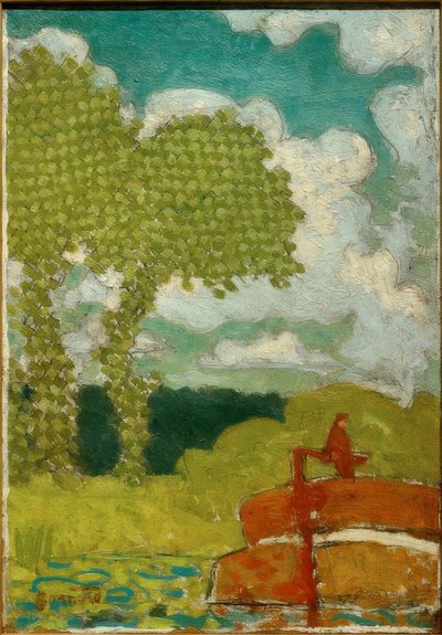 De schuit door Pierre Bonnard