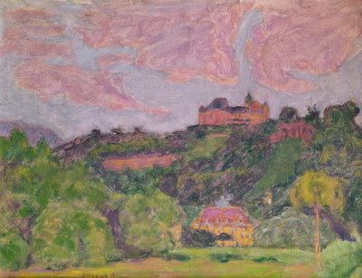 Landschap bij Uriage door Pierre Bonnard
