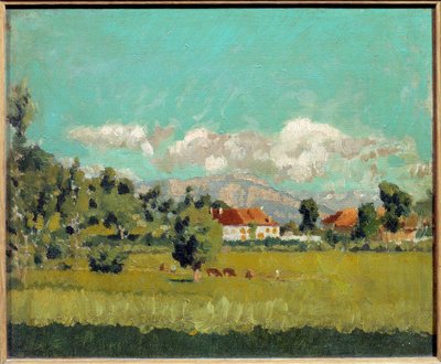 Landschap van de Dauphiné door Pierre Bonnard