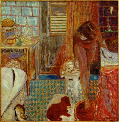 De Toiletkamer door Pierre Bonnard