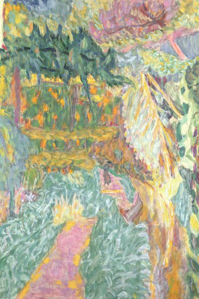 De tuin in Le Cannet door Pierre Bonnard