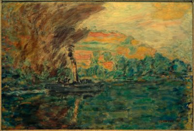 De sleepboot door Pierre Bonnard