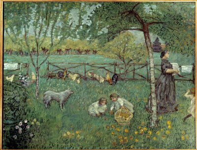 De grote tuin door Pierre Bonnard
