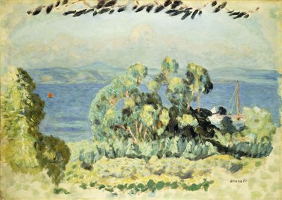 Les Eucalyptus door Pierre Bonnard