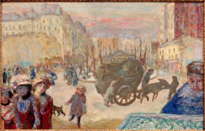 Ochtend in Parijs door Pierre Bonnard