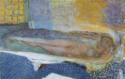 Naakt in het bad door Pierre Bonnard
