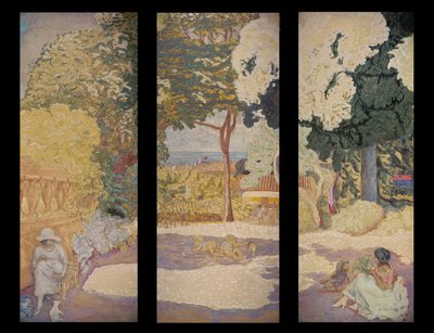 Aan de Middellandse Zee (drieluik) door Pierre Bonnard