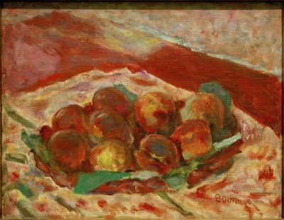 Mand met perziken door Pierre Bonnard