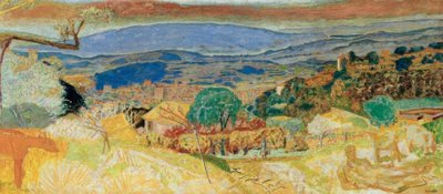 Landschap van Le Cannet door Pierre Bonnard
