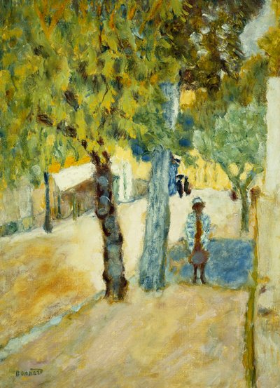 Mensen op Straat door Pierre Bonnard