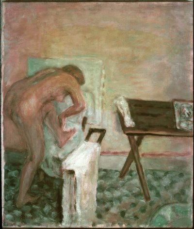 Kleine gebogen naakt door Pierre Bonnard