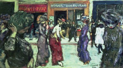 Place Pigalle, Parijs door Pierre Bonnard